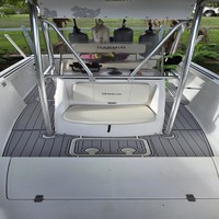 Tapis de pont en EVA pour bateau 2000 Wellcraft 21 Fisherman, style SeaDek MarineMat Gatorstep, auto-adhésif, pour plateforme de bain et cockpit