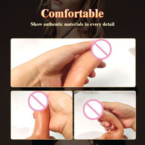 Dildo creux 18*4cm 756g pour augmenter la taille du pénis, Dildo artificiel à porter, Culotte en silicone, Jouets sexuels pour hommes et couples - Product Image 3