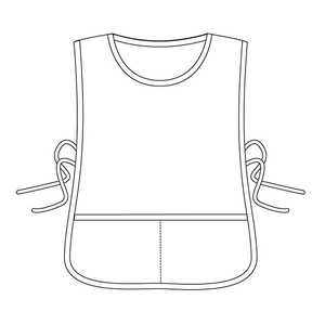 Unisex Cobbler Tạp dề có thể điều chỉnh eo quan hệ Tạp dề 2 sâu phía trước túi - Product Image 6