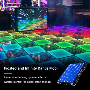 Piso de Baile LED Magnético Interconectable de Fabricante, Interacción DMX Confiable, 14x14, Empotrable - Product Image 1