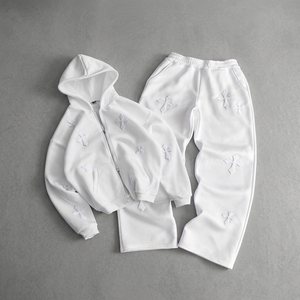 Survêtement de sport pour homme personnalisé, coupe-vent, imprimé, à fermeture éclair intégrale, décontracté, pour le jogging et la gym, qualité supérieure, vente en gros - Product Image 3