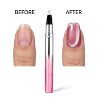 Stylo Magnétique Portable 7-en-1 Effet Œil de Chat pour Vernis à Ongles, Gel UV LED Monophase, Vernis Semi-Permanent pour Nail Art à Domicile et Professionnel