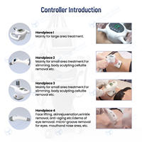 Seaheart Beauty 40k Lipolaser Body Sculpt Slimming Weight Loss RF Vacuum Vela Machine 4 Poignées pour le Visage et la Poitrine Usage Commercial