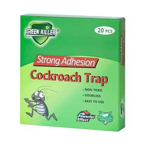 20 pièges à colle professionnels pour insectes, plaques collantes ultra-adhésives pour le contrôle des cafards et des araignées dans les restaurants, entrepôts, bureaux et maisons - Product Image 1