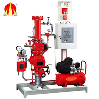 Vanne d'alarme humide (fer ductile) pour équipement de lutte contre l'incendie, réservoir de mousse avec système d'incendie à jet d'eau pour la protection incendie