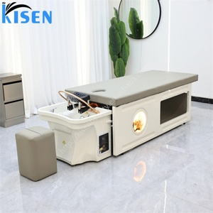 KISEN Mobilier de Salon Professionnel Moderne : Bac à Shampooing Portable, Lit de Lavage Capillaire, Table de Massage, Lit de Spa Capillaire, Équipement de Beauté - Product Image 2