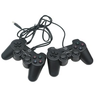 Manette analogique Mini Joystick 2-en-1 pour 2 joueurs USB PC/MAME/Pandora CX/DX/EX Console de jeu
