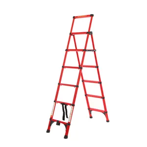 Aluminium Telescopic Ladder Hinge Step Ladder Meter Max Silver Color Feature Folding Material Origin Type Combination