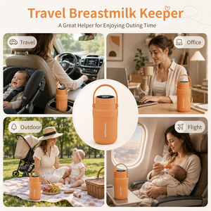 Refroidisseur de <span class=keywords><strong>lait</strong></span> <span class=keywords><strong>maternel</strong></span> électrique portable Momcare <span class=keywords><strong>Mini</strong></span>, bouteille isotherme de 12 oz, stockage sûr pendant 24h pour les voyages et les activités de plein air - Product Image 6