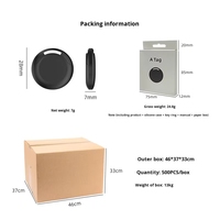 Mini traceur GPS intelligent B2B en gros, fabriqué en usine, compatible avec le réseau Find My, dispositif anti-perte pour animaux de compagnie, enfants, personnes âgées, sécurité
