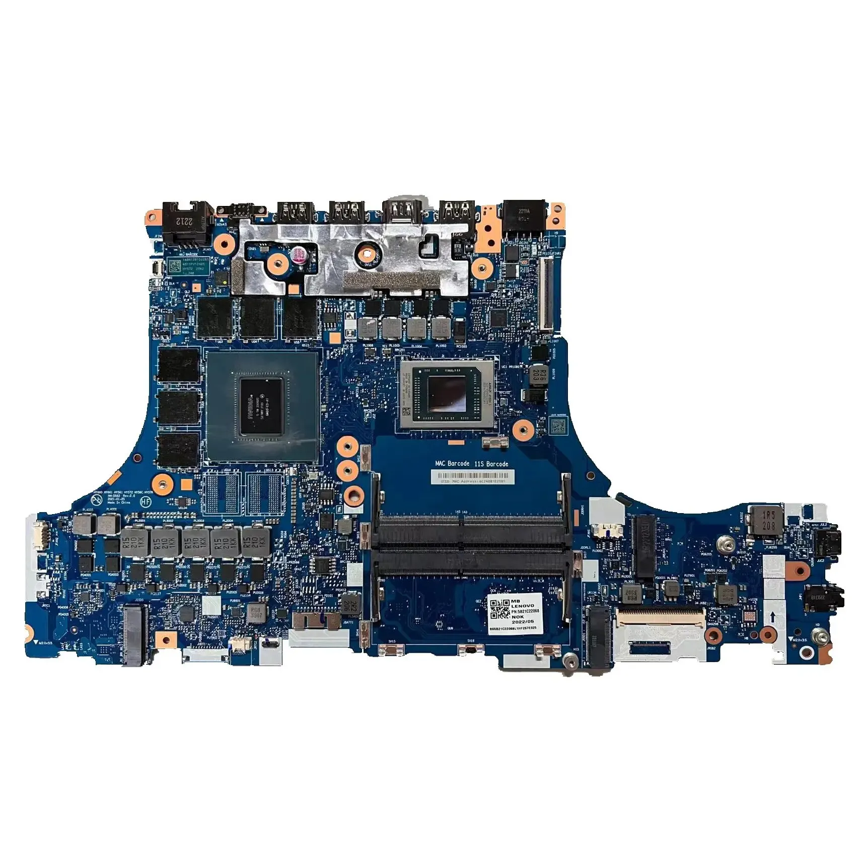 סיטונאי לגיון 5-17ACH6H לוח אם למחשב נייד עבור לנובו ThinkPad NM-D562 FRU:5B21C22068 מעבד;R5-5600H RTX3060 6G לוחות אם