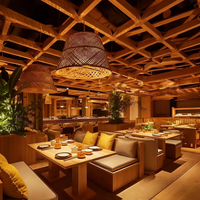 Fournisseur d'usine de mobilier de restaurant au design moderne personnalisé, tables et chaises pour projets d'hôtels, de banquets et d'établissements de restauration