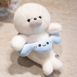 Peluche HECION Mignonne Bleue Île de l'Océan, Jouet <span class=keywords><strong>en</strong></span> Peluche Doux et Confortant, Cadeau de Nouvel An pour Enfants, Cadeau de Saint-Valentin pour Petite Amie - Product Image 2