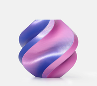 Filamen Printer 3D Silk PLA Dua Warna 1.75mm 1KG Dua Warna Silk Hasil Akhir Mengkilap Permukaan Halus