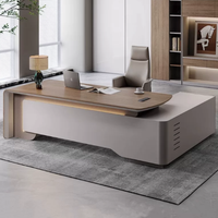Nouveau bureau de direction moderne en bois avec ventilation, idéal pour les bureaux professionnels et les immeubles de bureaux
