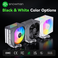 Enfriador Silencioso con 4 Tubos de Calor de Cobre, Compatible con LGA1700, LGA1200, AM5, AM4, para Venta al por Mayor en Cadenas de Tiendas, con Logotipo Personalizado en Color y Caja de Venta al por Menor OEM