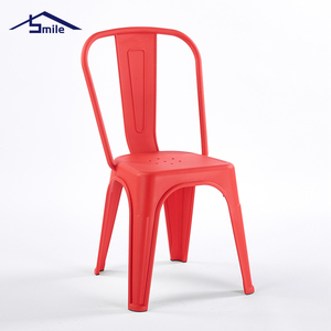 <span class=keywords><strong>Silla</strong></span> de Plástico Vintage Moderna de Alta Calidad con Diseño Apilable para Hogar, Bar, Comedor, Bodas y Eventos - Product Image 5