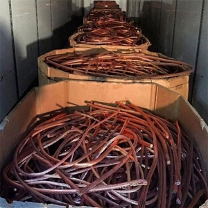 Déchets de fil et de câble de cuivre usagés de haute qualité 99.9% Pureté Prix bon marché 99.99% Déchets de cuivre à vendre - Product Image 1