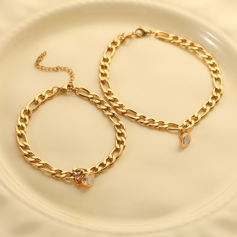 Fashion Punk18K Gold Plated Stainless Steel