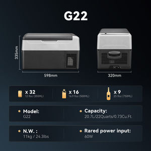Alpicool G22 самый продаваемый небольшой холодильник компрессорного типа для использования в автомобиле портативный мини-холодильник морозильник - Product Image 2