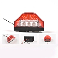 Éclairage de plaque d'immatriculation LED 12V étanche, ampoule en forme d'arche 0,08W, universel pour camion/remorque/camping-car, rénovation/amélioration, température de couleur 6000K