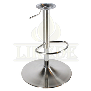 Hot Sale 304# Stainless Steel Metal bar Chair Base Swivel bar <strong>Stool</strong> Base bar <strong>Stool</strong> <strong>Legs</strong> - Product Image 1