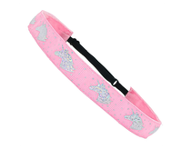Serre-têtes licorne mignons antidérapants pour filles, bandeaux de sport ajustables à paillettes, accessoires de yoga et de danse pour enfants