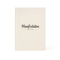 Diario de Manifestación con Impresión Personalizada, Planificador de Lino, Tapa Dura, Amor Propio, Inspiración, Atención Plena, Diario Diario, Cuaderno de Bienestar