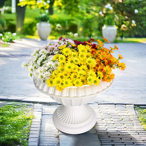 Bouquets de marguerites artificielles en soie pour mariage, décoration de la maison, arrangements au sol B353 - Product Image 3