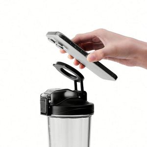 700ml Fitness Electric <b>Shaker</b> Cup Magnetic Holder Fully Automatic Mixing Water Cup Rechargeable Plastic Water <b>Bottle</b> - Product Image 3