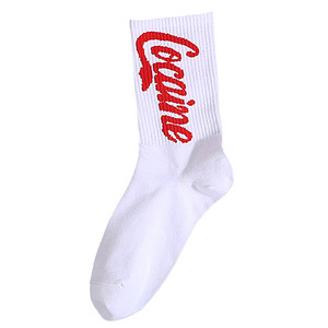 Chaussettes de sport d'été pour hommes Hip Hop Skateboard Fashion Street coton doux jetable et anti-dérapant lettre motif ODM approvisionnement - Product Image 2