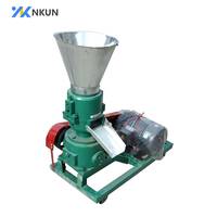 Ferme/granule manuel à la maison d'alimentation de poulet de machine de pilet faisant la machine 1 t/h pour l'alimentation de bétail