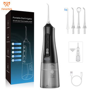 PAKISS Waterpick, irrigateur buccal à jet d'eau électrique sans fil de qualité supérieure, irrigateur <span class=keywords><strong>dentaire</strong></span>, waterflosser - Product Image 1