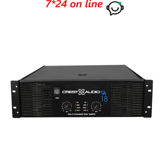 CA18 Professional Power Amplifier Pure Power Amp 2channels (3U) KTV/ 8ohm 1300W*2/4ohm 2600W*2/Single Product Can Be Purchased