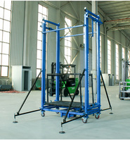 Plateforme élévatrice à ciseaux hydraulique portable pour travaux de construction