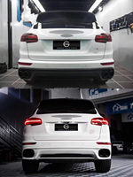 Kit de carrosserie d'origine pour Porsche Cayenne 958.2 2015-2017 mise à niveau vers Turbo + GTS accessoires de voiture pare-chocs avant de voiture passages de roue de voiture