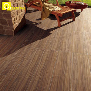 Décor de cour <span class=keywords><strong>Parquet</strong></span> Salle de cantine Café Intérieur Carreaux de sol en porcelaine émaillée en bois à Dubaï - Product Image 2