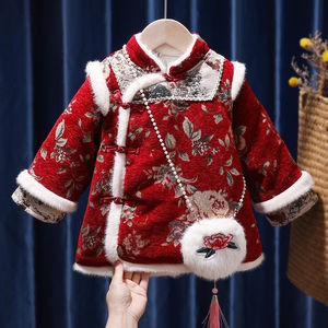Girls Autumn Winter Coats Outwears Thick Cotton Cartoon With Label Clearance Sale Limited Sizes - Product Image 4