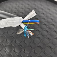 Combo híbrido 100 M/rollo de alimentación de cable desnudo y señal eléctrica DMX Ethernet y audio para transmisión de señal eléctrica y de audio