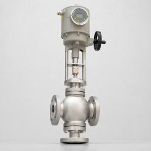 Válvula de Control de Tres Vías DN50 PN16 CF8 de Acero Inoxidable con Brida, Disponible para Sistemas de Tuberías Industriales JIAHE - Product Image 4