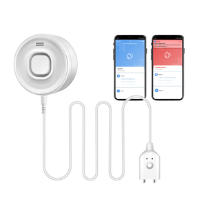 เครื่องตรวจจับการรั่วไหลของน้ำอัจฉริยะแบบมีสาย Tuya WiFi ทนทาน เสียงเตือนสูง 100dB พร้อมระบบแจ้งเตือนแบตเตอรี่ต่ำ ดีไซน์ทันสมัย สำหรับบ้านพักอาศัย - Product Image 1