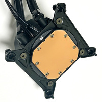 Refroidisseur de processeur liquide ARGB SM-240B/W-Y 240 mm avec contrôle de vitesse pour ordinateurs de jeu et serveurs, application pour unité centrale de traitement