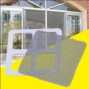 Nhiều chức năng chống bụi Net Bẫy lưới dán phòng tắm vòi hoa sen xả tóc Catcher, cửa sổ sửa chữa màn hình lưới - Product Image 5