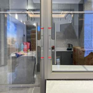 Portes pliantes à double ouverture en alliage <span class=keywords><strong>d</strong></span>'aluminium modernes, étanches, sans glissière orbitale, vente chaude - Product Image 4