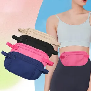 Seyahat Ayarlanabilir Kemer Bel Çantası Pasaport Para Gizli Güvenlik Cüzdanı Erkek Göğüs Çantası Bisiklet Sürüşü Hırsızlığa Karşı Bel Çantası - Product Image 1