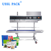Scelleuse automatique de sacs FRP-1120LH avec impression de date pour l'emballage alimentaire en grandes pochettes plastiques – Machine de scellage verticale à bande continue