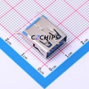 USB-302LD-ARW USB Connector Through hole Component (THT) Connector Type-A USB 3.0 Female Through Hole - Product Image 1