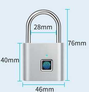 学生寮盗難防止キャビネットロックジム衣類キャビネット指紋南京錠荷物ゲート用スマート指紋ロック - Product Image 3