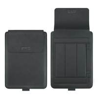 BEARKY Housse multifonctionnelle 3-en-1 en cuir PU pour ordinateur portable avec support et tapis de souris, étui étanche pour ordinateur portable, idéal pour les voyages d'affaires (vente en gros)