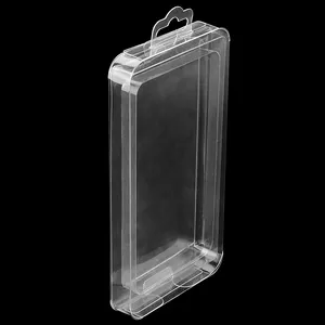 Étui pour téléphone portable, personnalisé, en plastique transparent, doublure en Blister, PET, PVC, boîte d'emballage, fabricants